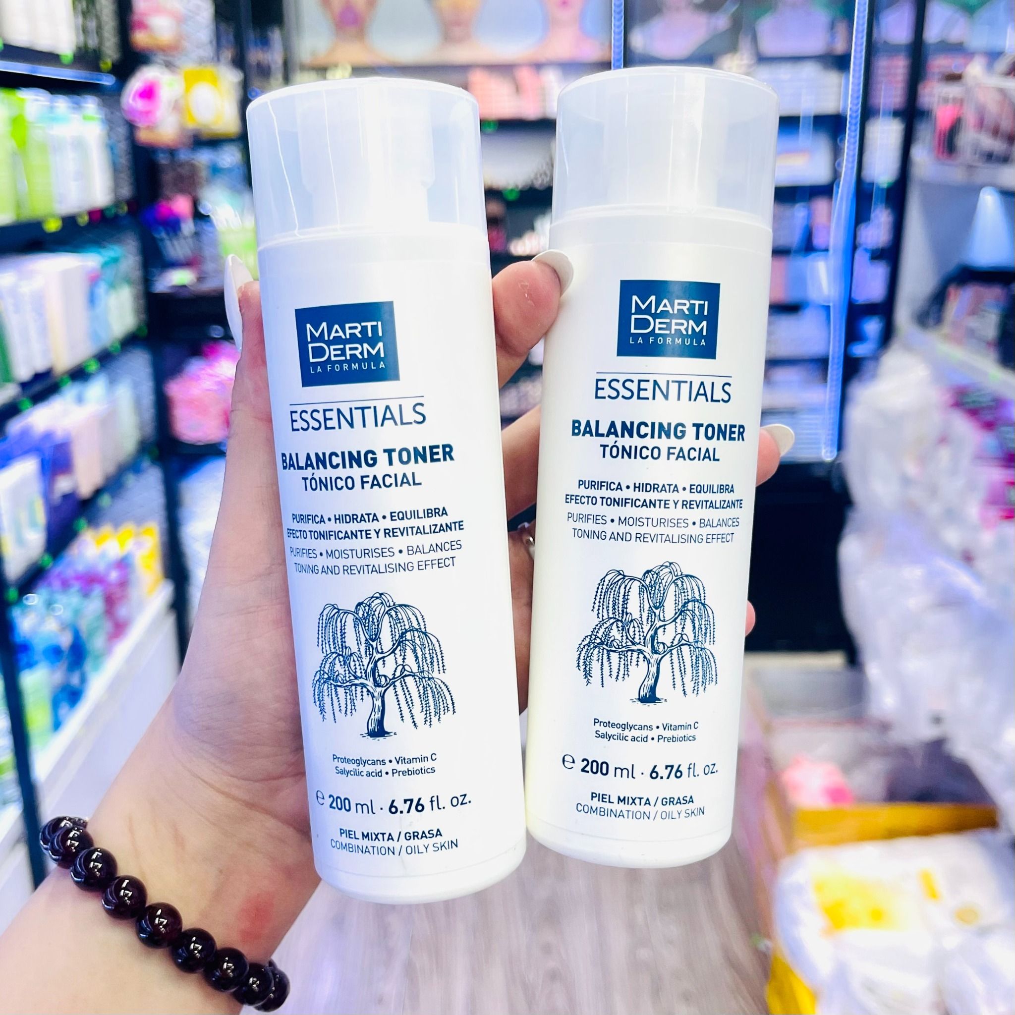  Toner MARTIDERM Cho Da Dầu, Làm Sạch BHA Và Prebiotics MARTIDERM Essentials Balancing Toner 200ml 