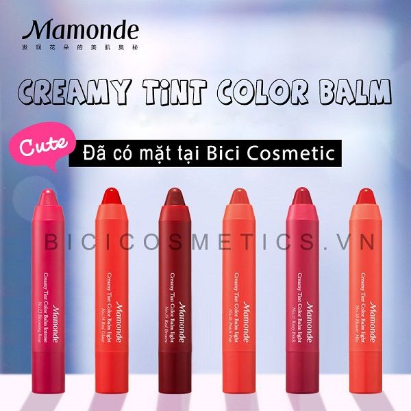 Son Bút Chì Mamonde Creamy Tint Color Balm Intense