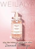  Sữa Tắm Trắng Da WEILAIYA Tủy Mật Hoa Hồng Damask Grand Rose Extracts Whitening Shower Gell 