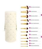  Bộ Cọ 12 Cây Kèm Ống Đựng BH COSMETICS Studded Couture 12 Piece Brush Set With Holder 