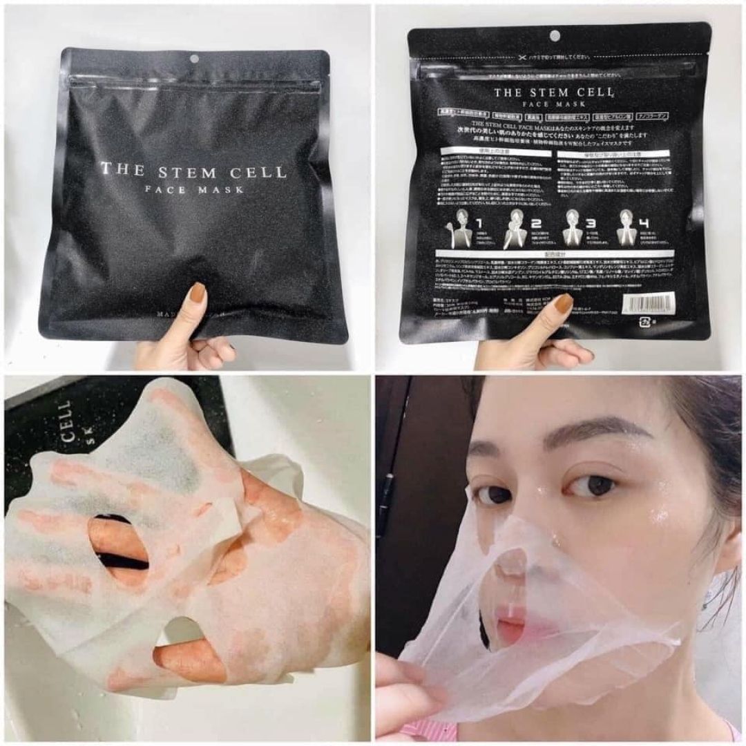  Mặt Nạ Tế Bào Gốc The Stem Cell Face Mask Nhật Bản (Túi 30 Miếng) 