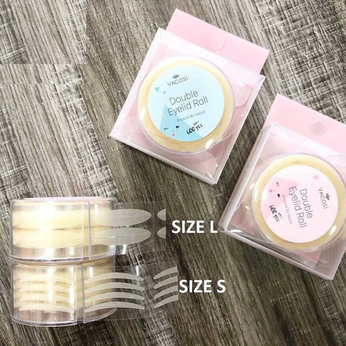 Miếng Dán Mí Dạng Cuộn Vacosi Double Eyelid Roll VM17 Size L