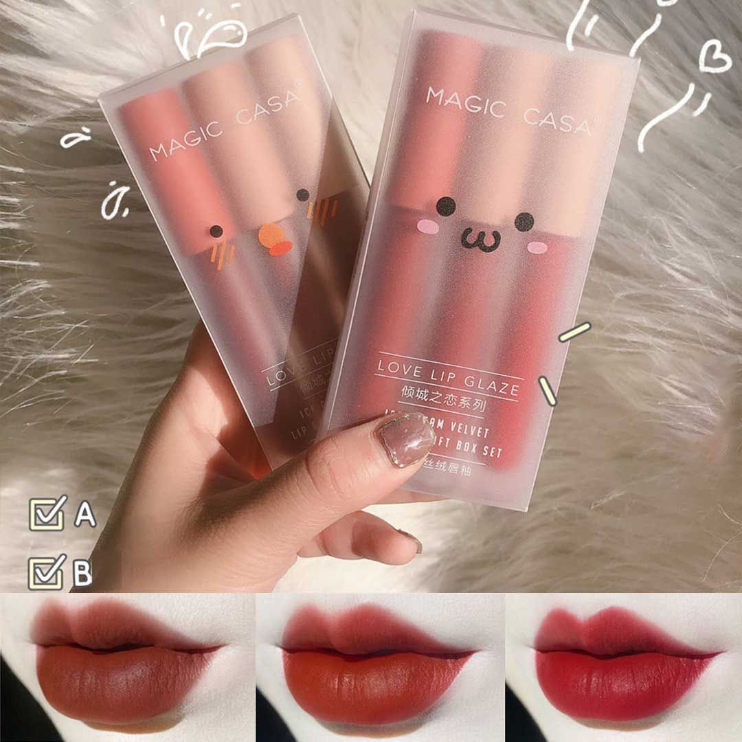 Set Son Kem Lì Magic Casa Love Lip Glaze Nội Địa Trung