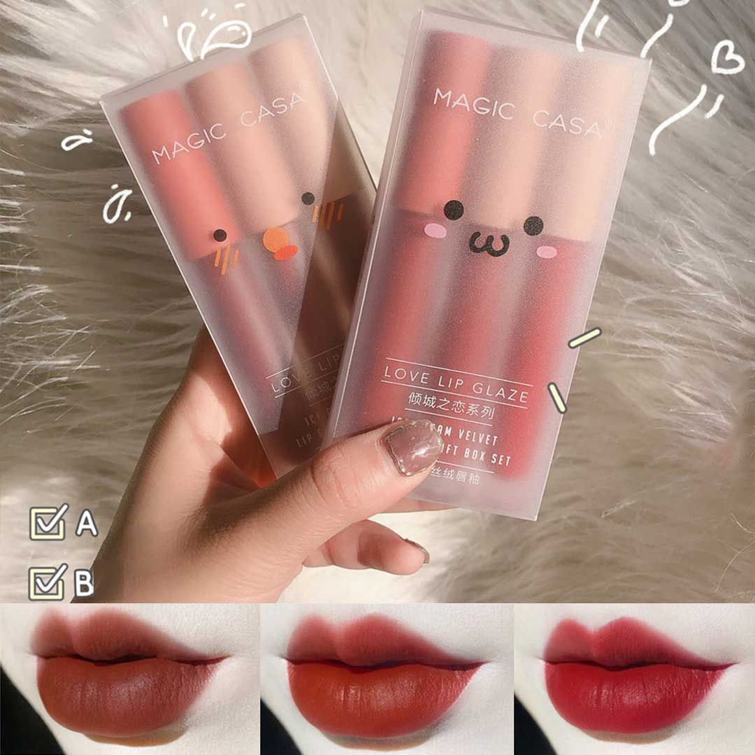  Set Son Kem Lì Magic Casa Love Lip Glaze Nội Địa Trung 