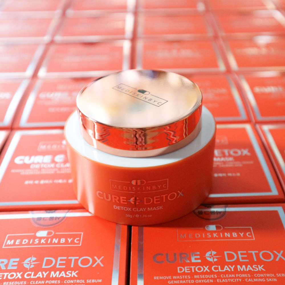 Mặt Nạ Thải Độc Mediskinbyc Cure Detox Clay Mask - 50G (Tặng kèm 1 Mask Pure C+)