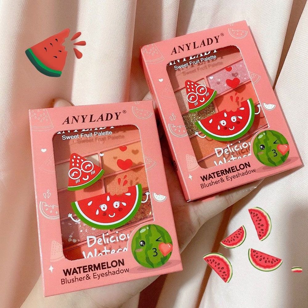 Phấn Mắt Dưa Hấu 8 Ô Nội Địa Trung Any Lady Sweet Fruit Watermelon