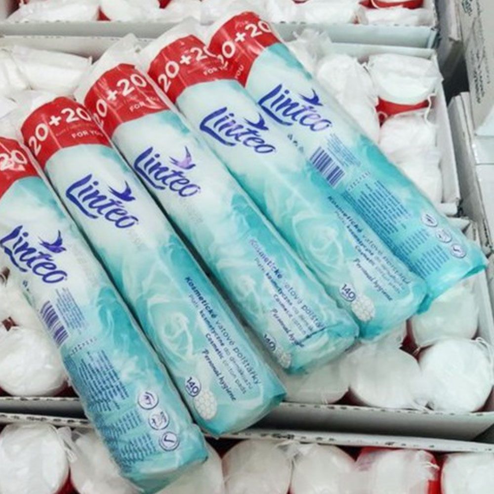 Bông Tẩy Trang Linteo (120 miếng)