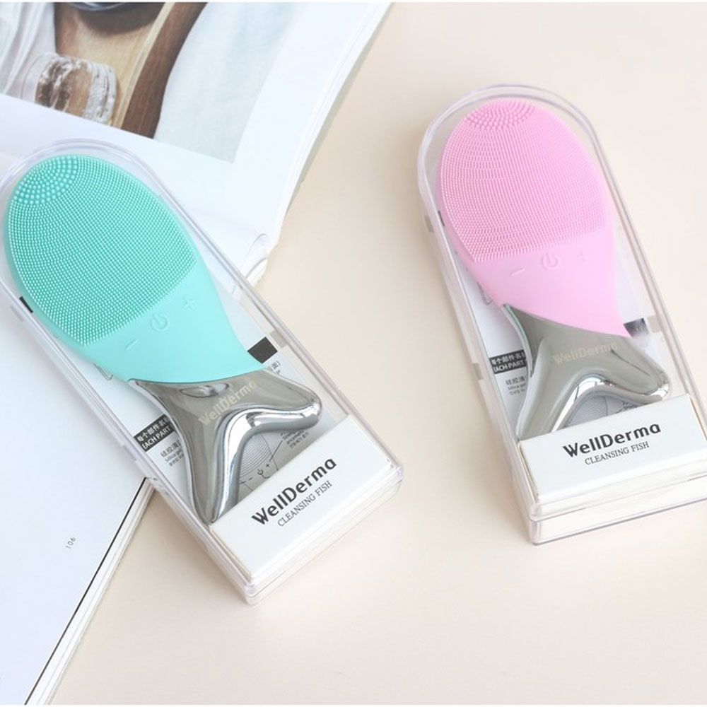Máy rửa mặt đuôi cá WellDerma Cleansing Fish