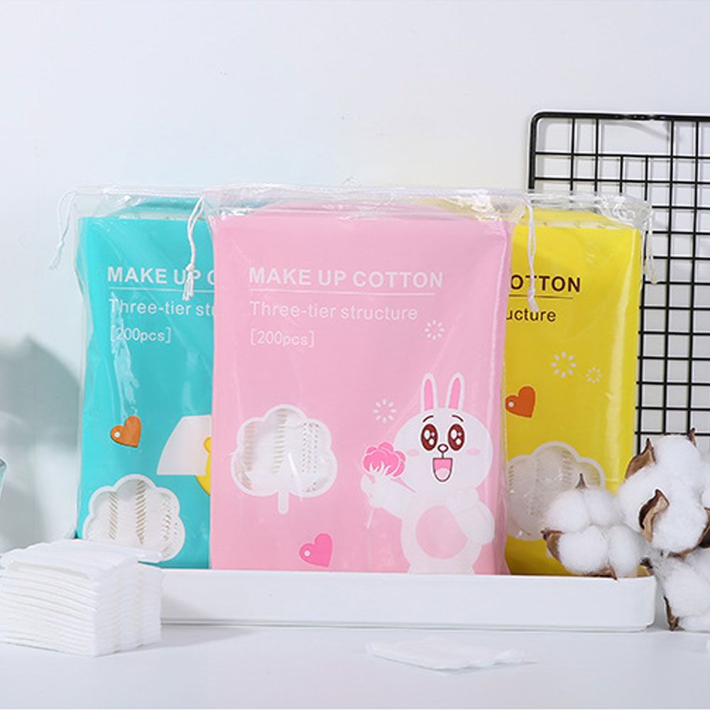 Bông tẩy trang Make Up Cotton Three-tier Structure