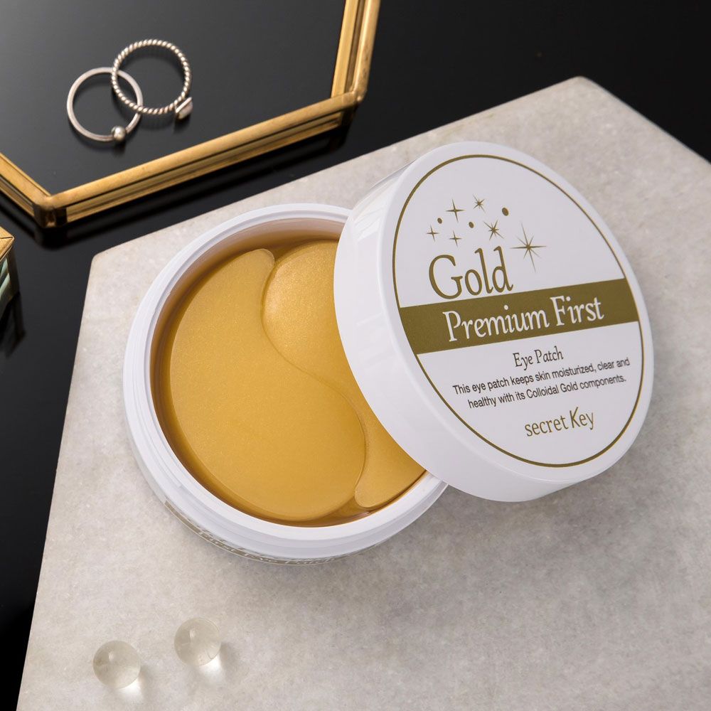Mặt Nạ Dưỡng Mắt Secret Key Gold Premium First Eye Patch (60 miếng)