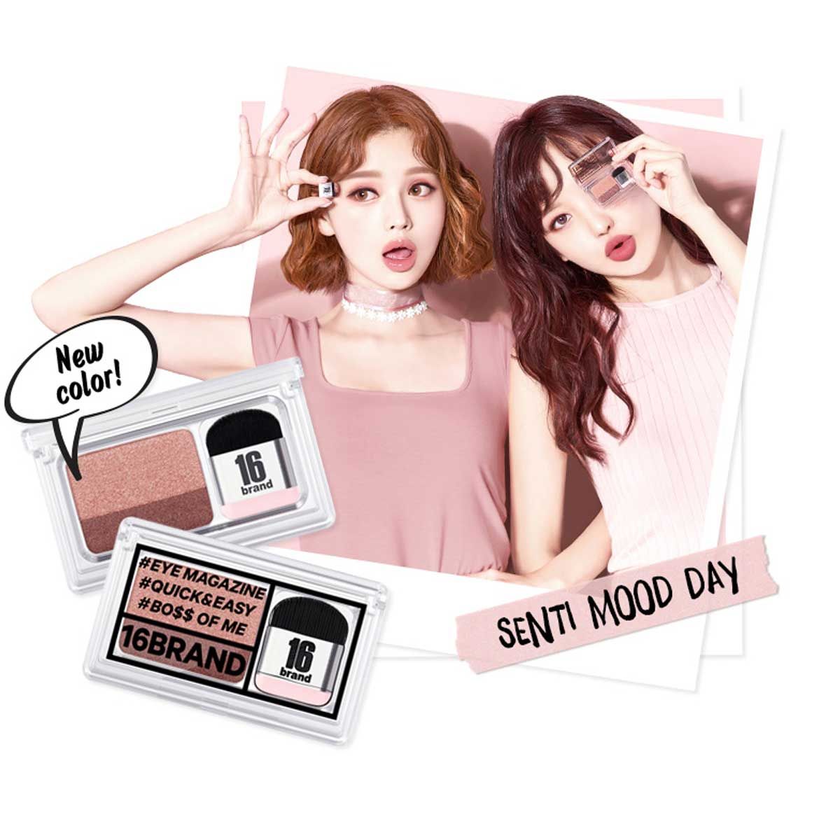 Bảng Màu Mắt Đa Năng 16Brand Eye Magazine - 05 Senti Mood Day