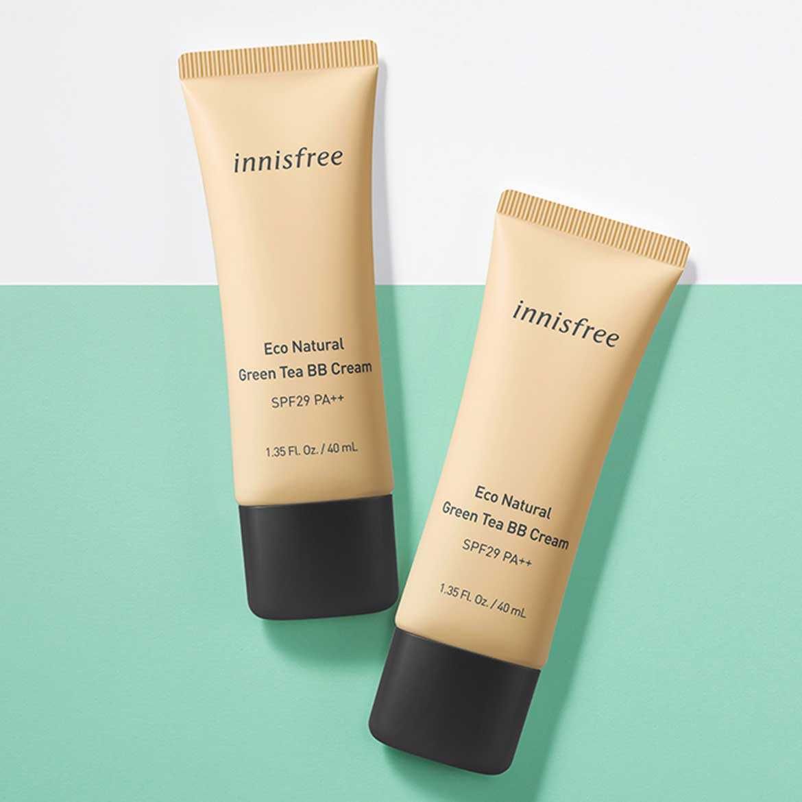 Kem Nền Innisfree Eco Natural Green Tea BB Cream SPF29 PA++ 40ml