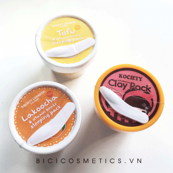Mặt Nạ Đất Sét Kociety Whitening Clay Pack Bye Bye Dark Spot