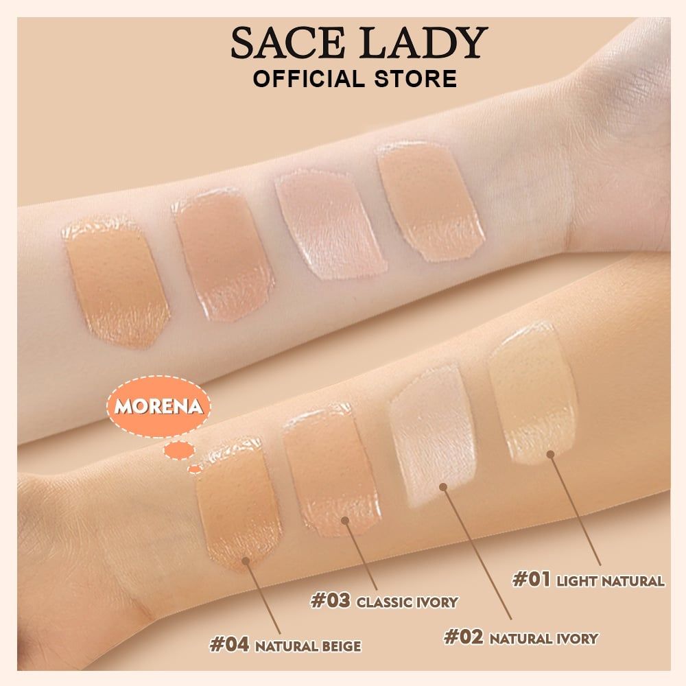  Phấn Nước Lâu Trôi Kiềm Dầu SACE LADY Lasting Waterproof BB Cushion SPF50+ PA+++ 