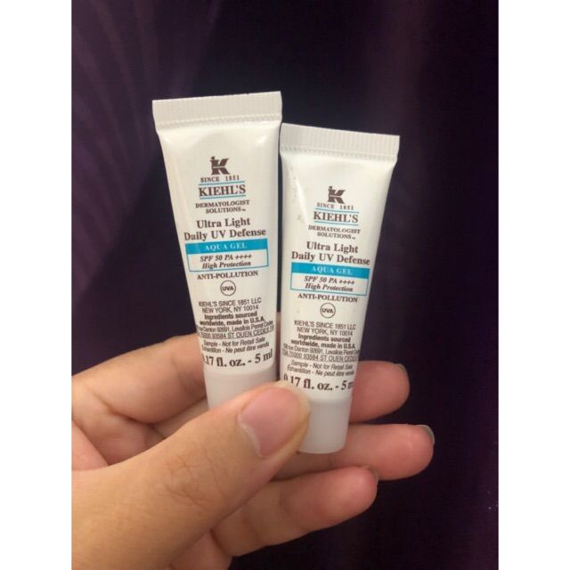  Kem Chống Nắng Mini KIEHL'S Ultra Light Daily UV Defense SPF50 - 5ml 