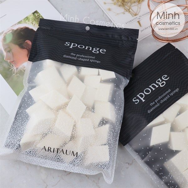  Set Mút Trang Điểm Aritaum The Professional Diamond Shaped Sponge 