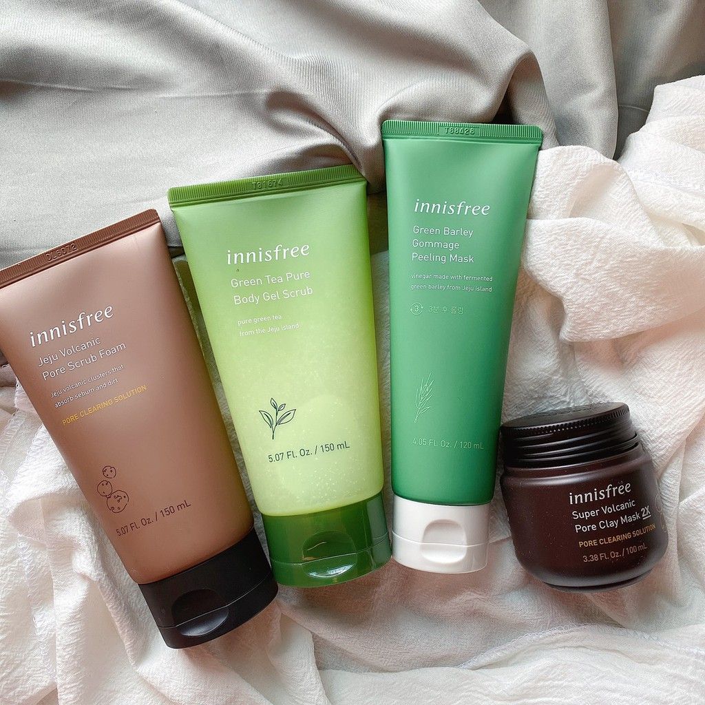 Tẩy Tế Bào Chết Toàn Thân Innisfree Green Tea Pure Body Gel Scrub