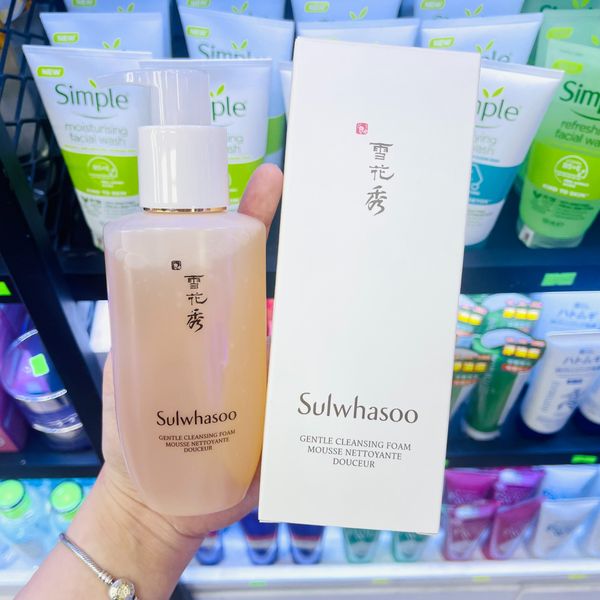  Sữa Rửa Mặt Dịu Nhẹ Sulwhasoo Gentle Cleansing Foam 200ml 