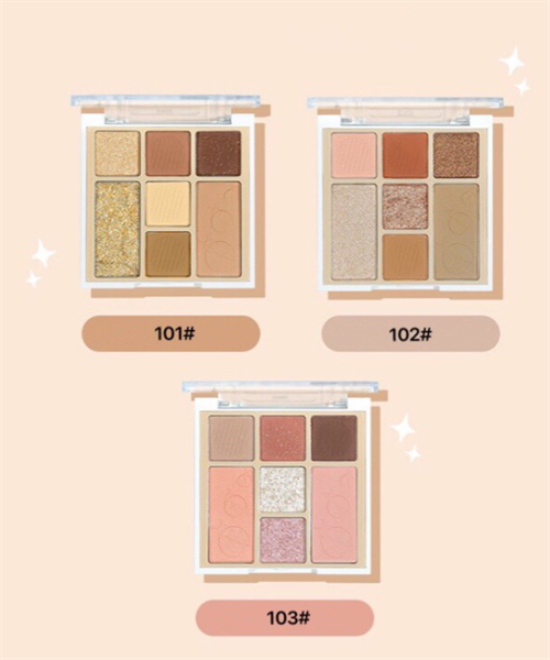 Bảng Phấn Mắt 7 Màu Bubble Spot Eyeshadow Palette NĐT