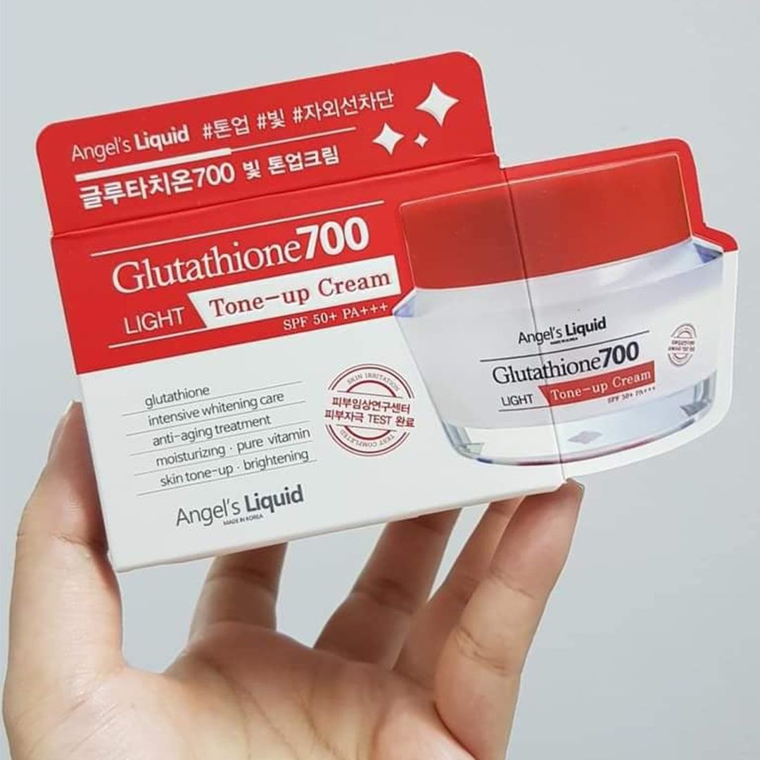 Kem Dưỡng Trắng Da Angel's Liquid Glutathione 700 Light Tone Up Cream