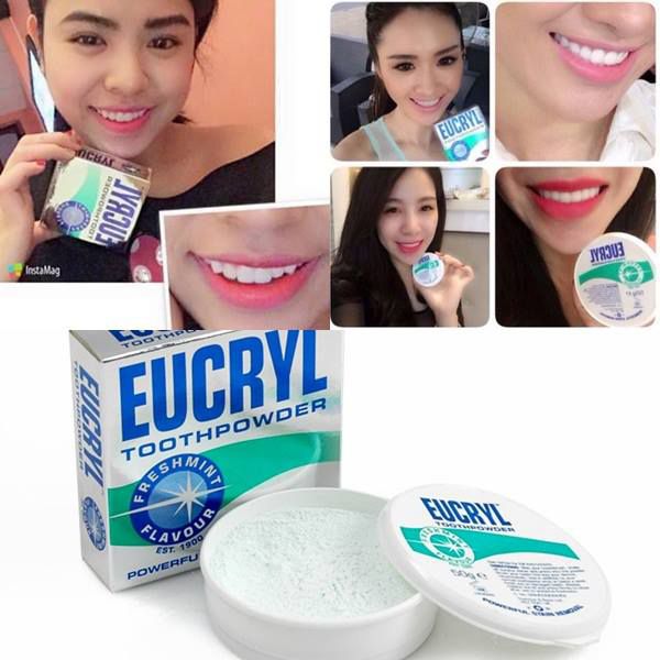 Bột Tẩy Trắng Răng Eucryl Tooth Powder