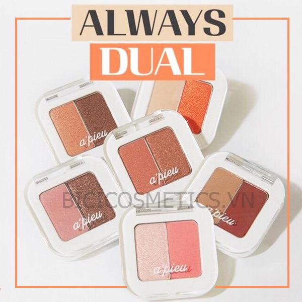 Phấn Mắt 2 Màu A’Pieu Mineral Mono Shadow (Dual)