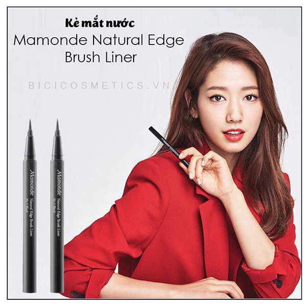 Kẻ Mắt Nước Mamonde Natural Edge Brush Liner – #01 Black