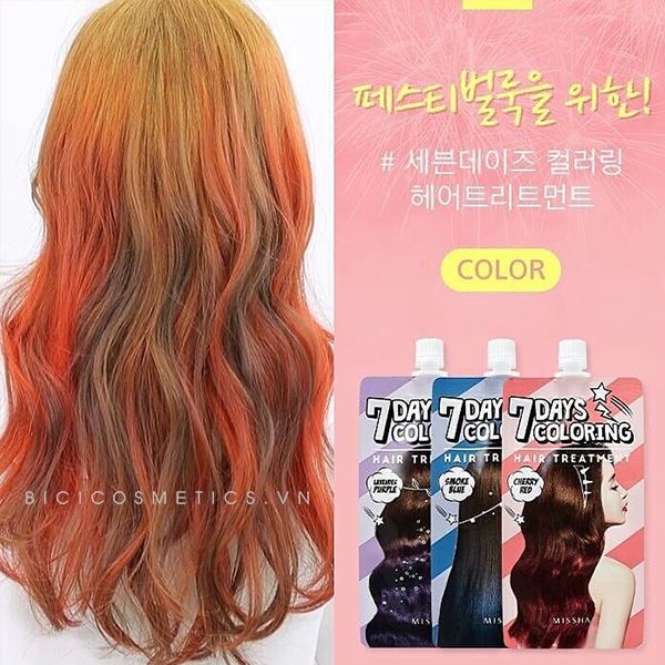 Thuốc nhuộm tóc Missha 7 Days Coloring Hair Treatment