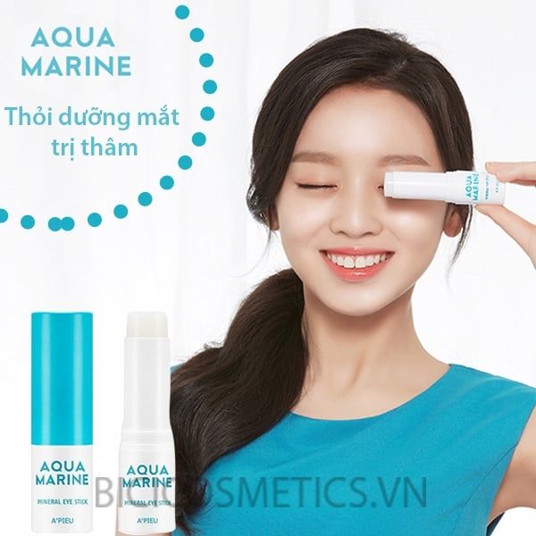 Thỏi Dưỡng Mắt Làm Giảm Thâm – Aqua Marine Mineral Eye Stick 13g