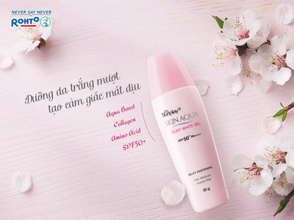 Gel Chống Nắng Dưỡng Da Trắng Mịn Sunplay Skin Aqua Silky White Gel SPF50+, PA++++ 70g (không tích điểm)