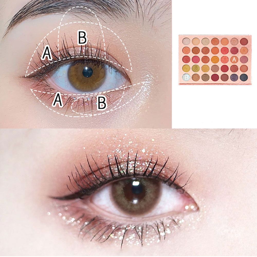 Bảng Phấn Mắt Dikalu 35 Màu Coco Venus Nội Địa Trung Chính Hãng