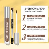  Gel Kẻ Lông Mày Không Trôi KIMUSE Waterproof Long-Lasting Eyebrow Gel (Kèm Cọ) 