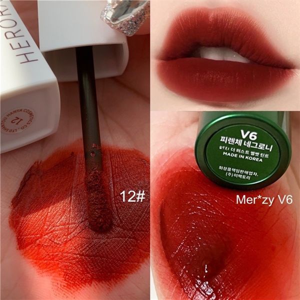  Son Kem Lì Vỏ Vuông HERORANGE Matte Lip Color 