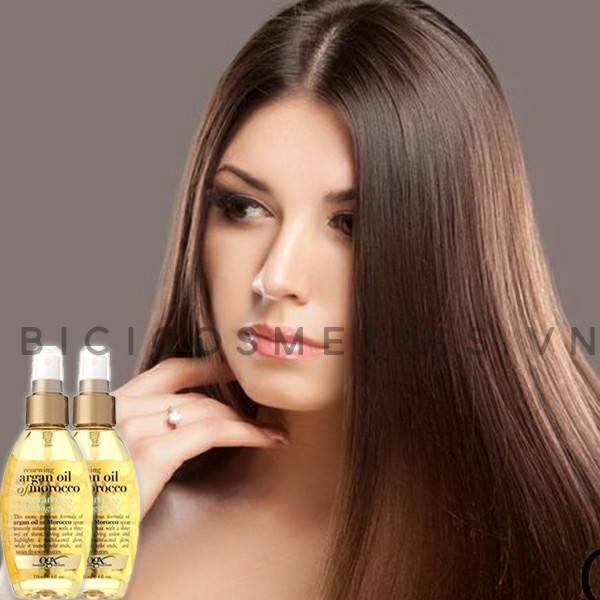 Xịt Dưỡng Tóc OGX Argan Oil Morocco Healing Dry Oil