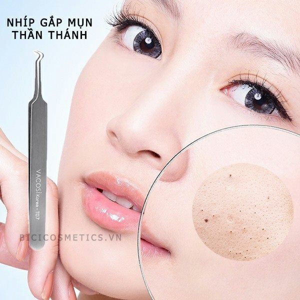 Vacosi Nhíp Gắp Mụn Thần Kỳ Blackhead Tweezers T07