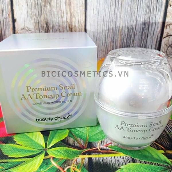 Kem Dưỡng Beauty Chuck Premium Snail Tone Up AA