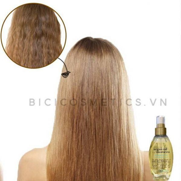 Xịt Dưỡng Tóc OGX Argan Oil Morocco Healing Dry Oil
