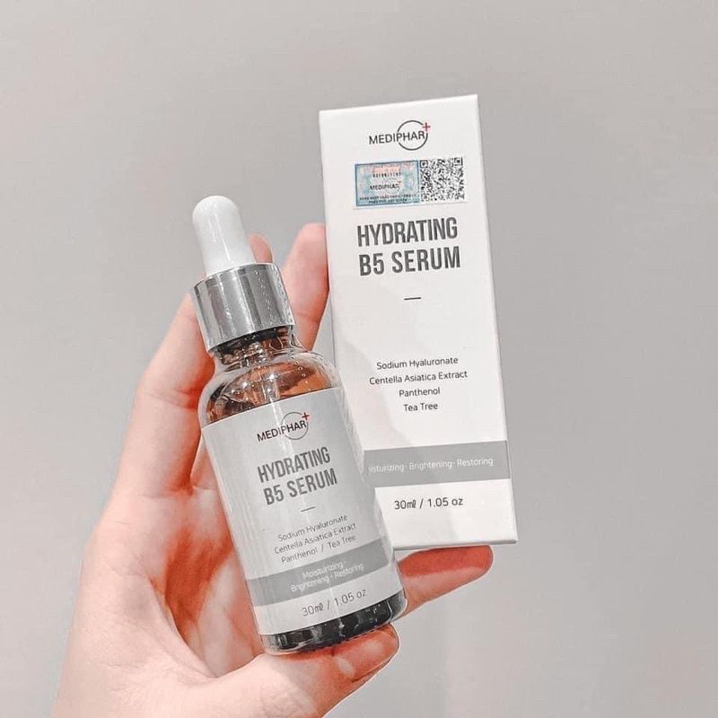  TINH CHẤT SERUM MEDIPHAR HYDRATING B5 SERUM 30ML CẤP ẨM CHUYÊN SÂU, PHỤC HỒI DA HƯ TỔN, SÁNG DA, MỜ THÂM 