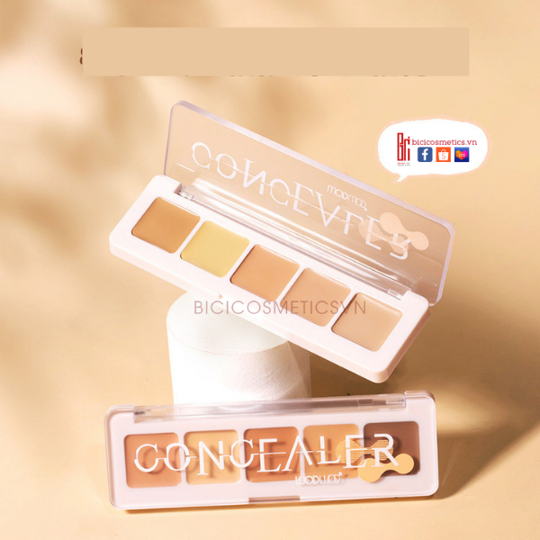 Bảng Che Khuyết Điểm 5 ô WODWOD Concealer Pallete Nội Địa Trung