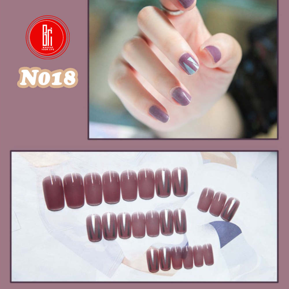  Bộ Nails Móng Tay Giả Chống Thấm Nước NĐT 