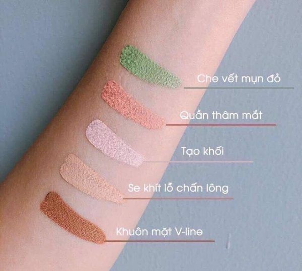  Bảng Triệt Sắc Hiệu Chỉnh Màu Da Dạng Kem CITY COLOR Contour & Correct Pro Cream Palette 