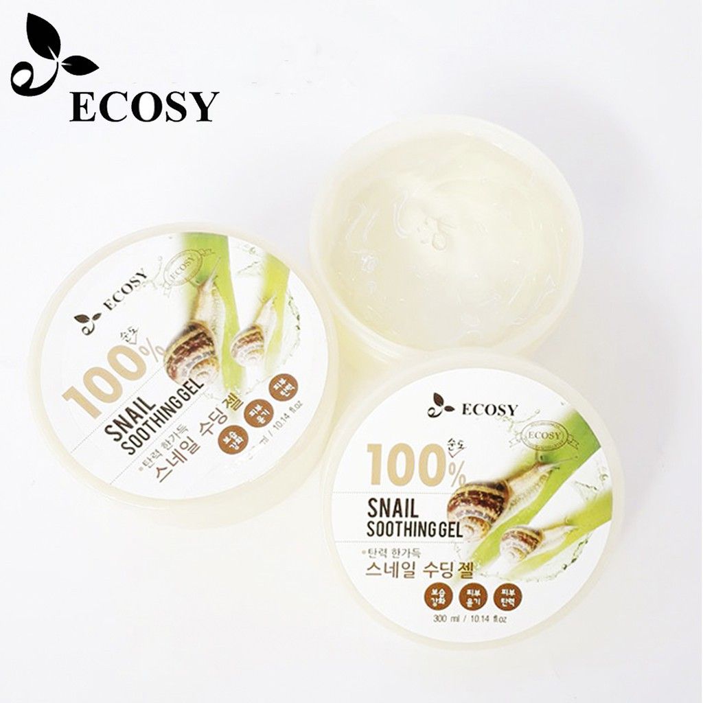 Gel Dưỡng Da Ốc Sên Ecosy 100% Snail Soothing Gel (300ml)