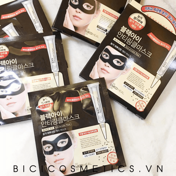 Mặt Nạ Chống Nhăn Cho Vùng Mắt MEDIHEAL Black Eye Anti-wrinkle Mask