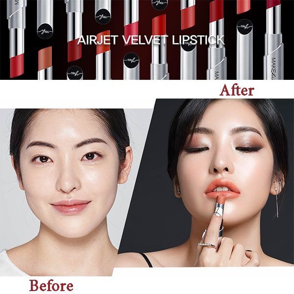  Son Sáp Lì Siêu Mềm Mịn Makeheal Air Jet Velvet Lipstick 