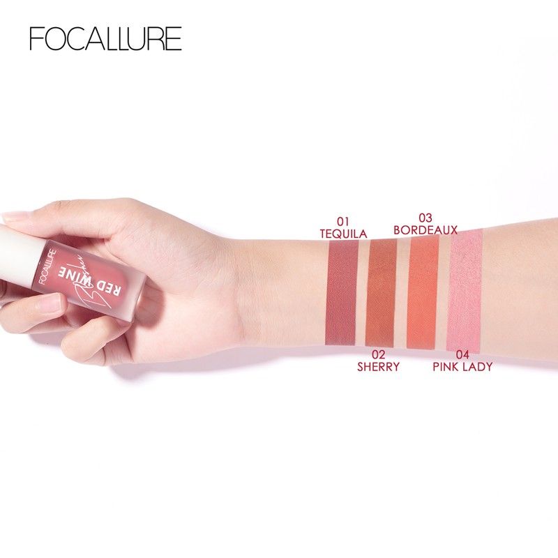 Má Hồng Kem FOCALLURE Hangover Red Wine Blusher | FA-89