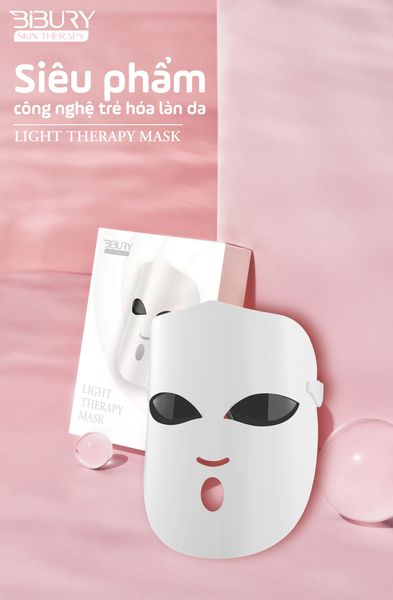  Mặt Nạ Ánh Sáng Sinh Học Trẻ Hóa Làn Da Phục Hồi Hư Tổn BIBURY Light Therapy Mask 