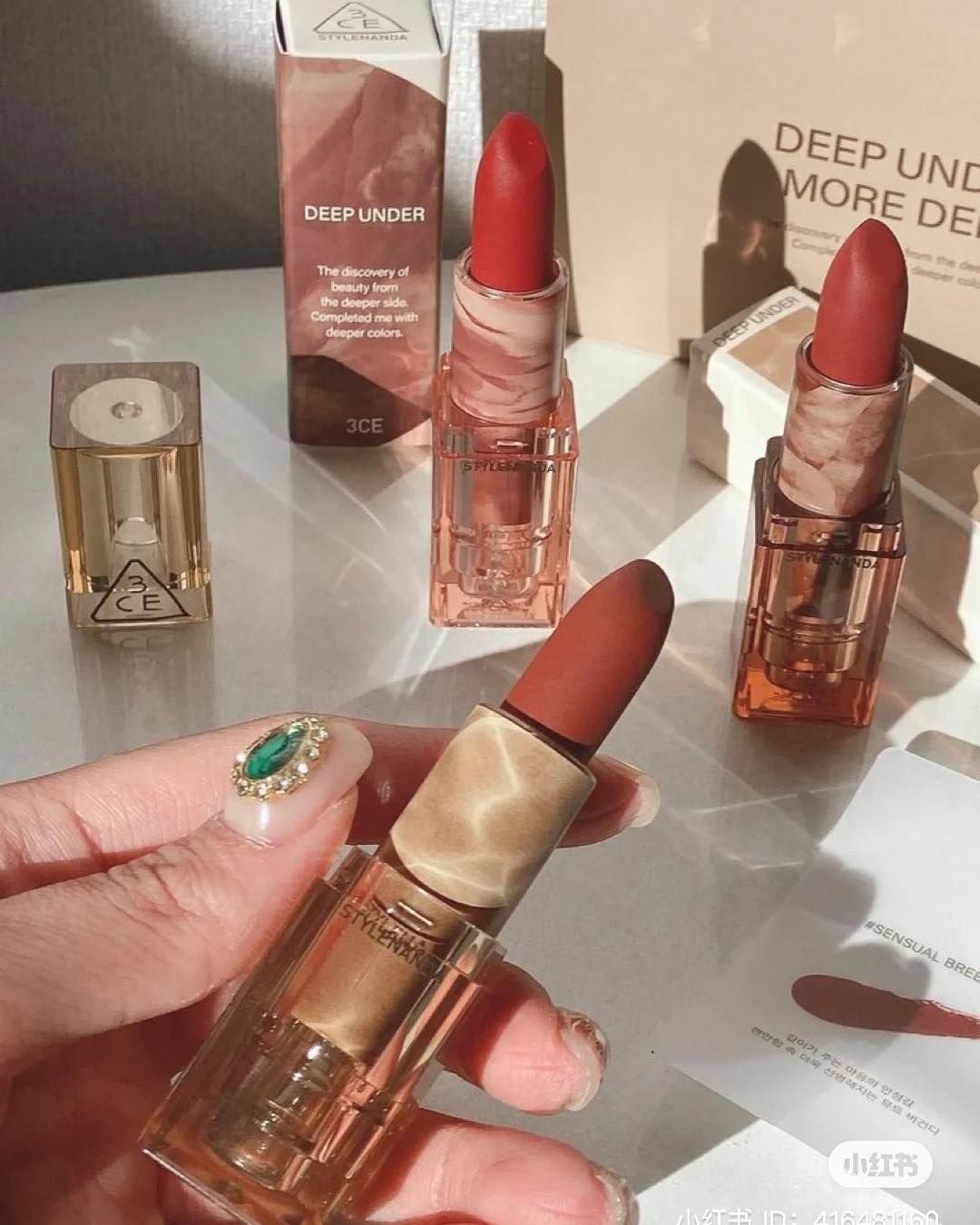 Son Thỏi Lì Phiên Bản Đặc Biệt 3CE Soft Matte Lipstick DEEP UNDER - MORE DEEP