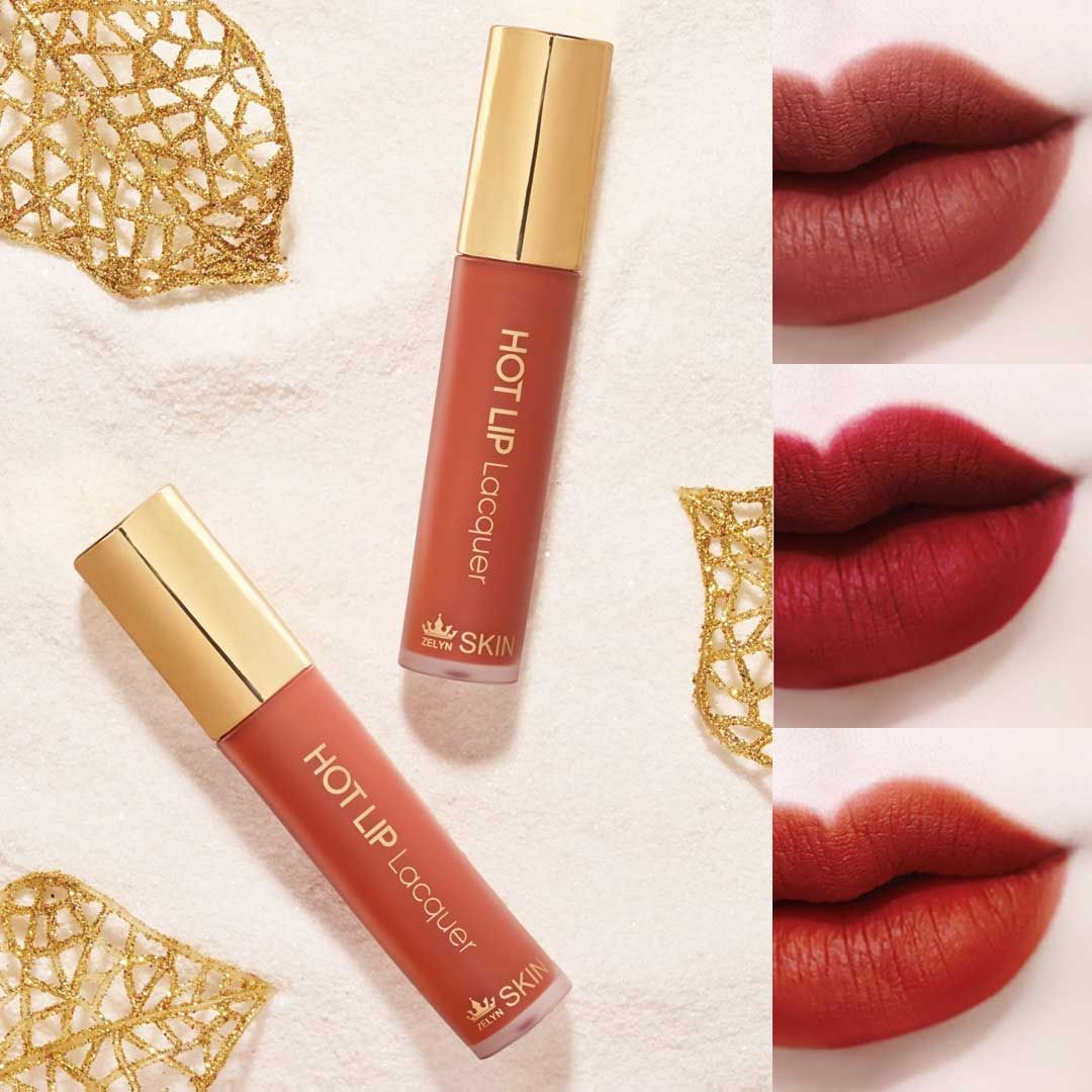 Son Kem Lì Hot Lip Lacquer Zelyn Skin