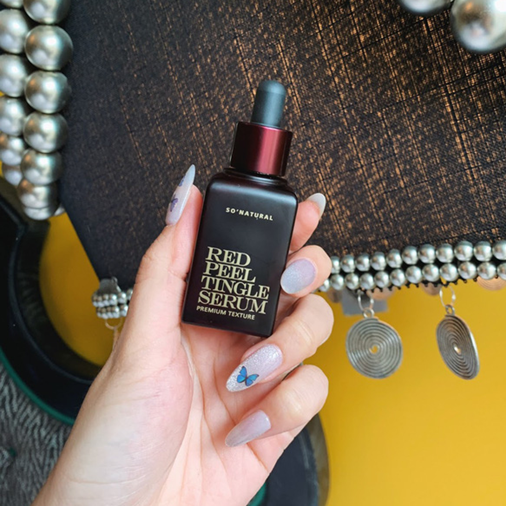 Tinh Chất Thay Da Sinh Học So’Natural Red Peel Tingle Serum Premium Texture