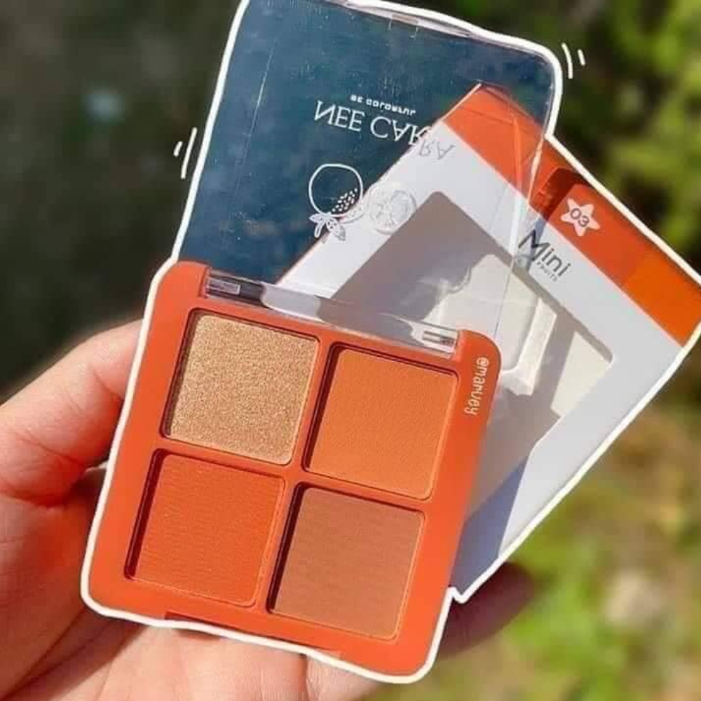 Bảng Phấn Mắt Mini Nee Cara Four Shade Eyeshadow Palette N319